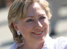 La sénatrice de New York et candidate à l'investiture démocrate Hillary Clinton