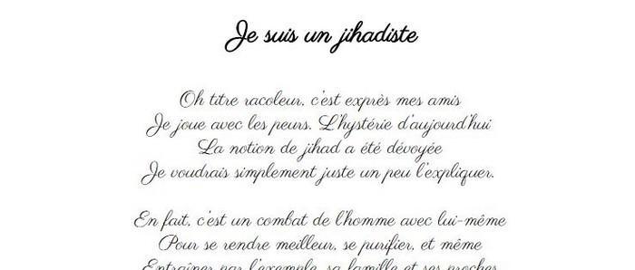 Je suis un jihadiste