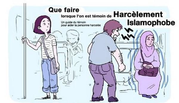 Un guide en BD pour faire face aux harcèlements islamophobes