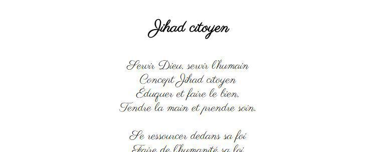Jihad citoyen