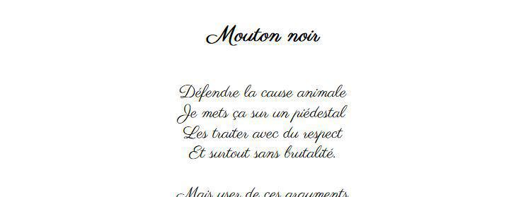 Mouton noir