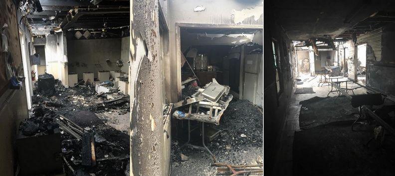 La mosquée de Fort Pierce a été ravagée la veille de l'Aïd al-Adha 2016 lors d'un incendie criminel. © Saphirnews.com