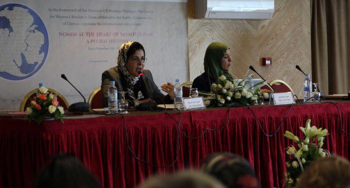 Asma Lamrabet – Colloque 12 et 13 novembre 2014 – Femmes au coeur des monothéismes: une histoire plurielle. © Women SenseTour - in Muslim Countries