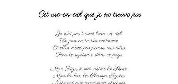 Cet arc-en-ciel que je ne trouve pas