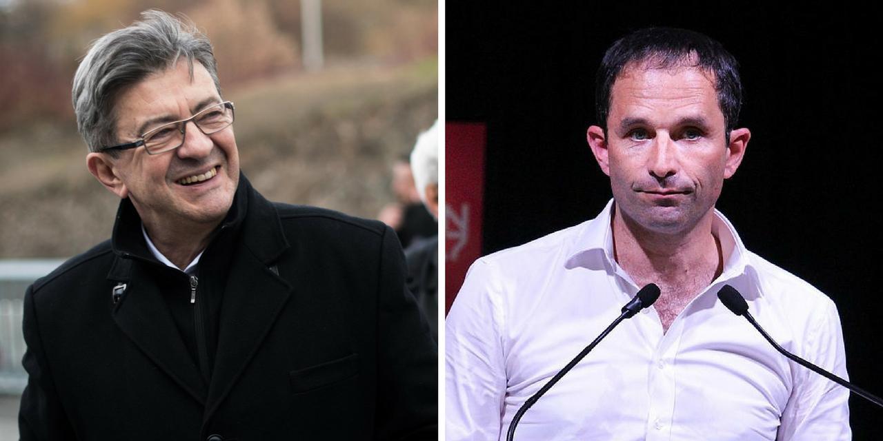 Ce qui distingue Hamon et Mélenchon, qui se rejettent d’un commun désaccord