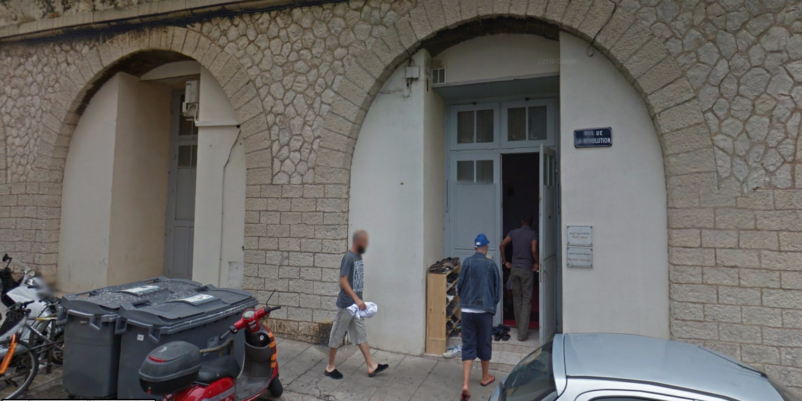 Mosquée de la rue de la Révolution à Sète. ©GoogleStreetView.