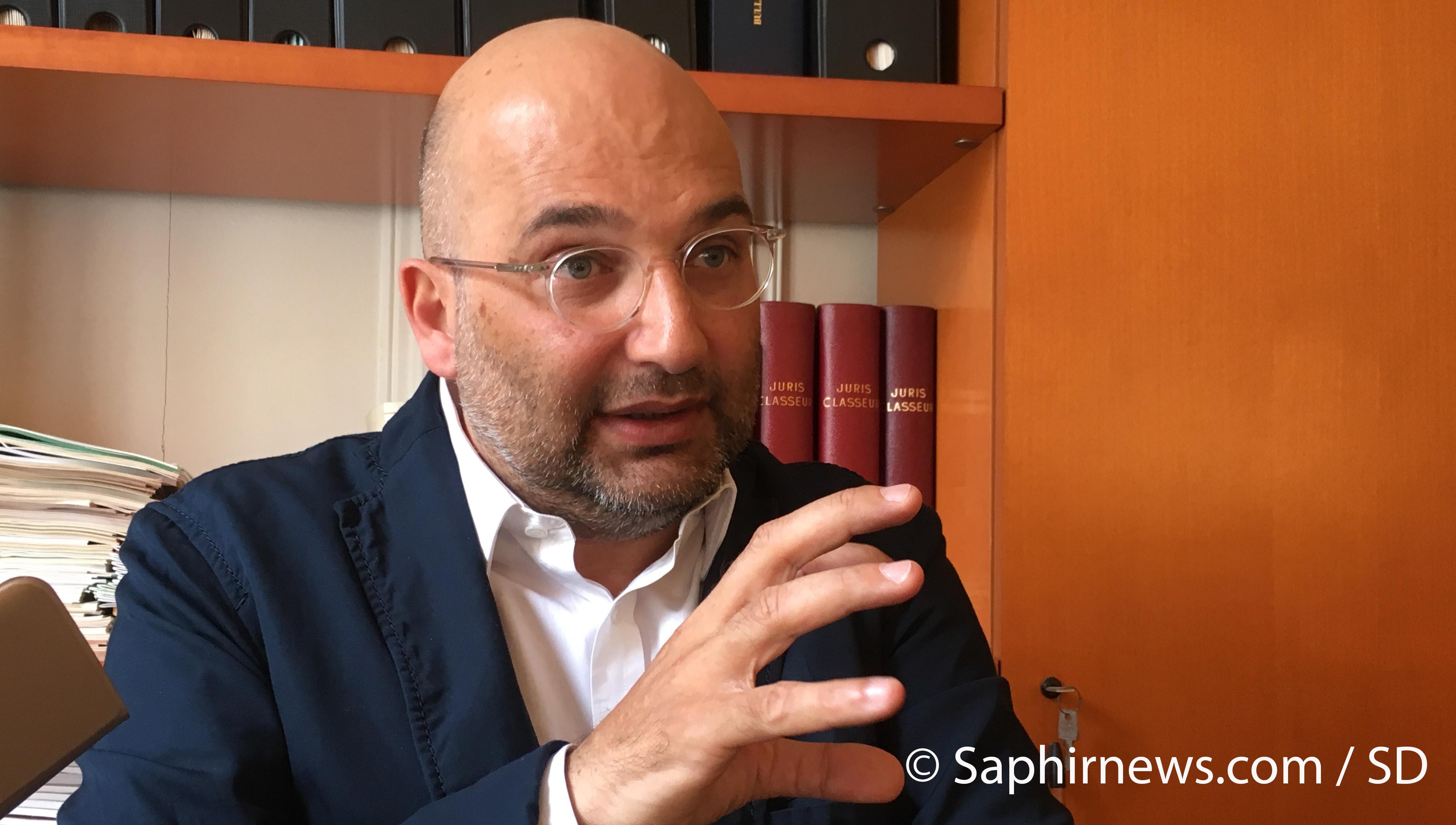 Slim Ben Achour, l'avocat des trois lycéens. © Saphirnews.com / SD