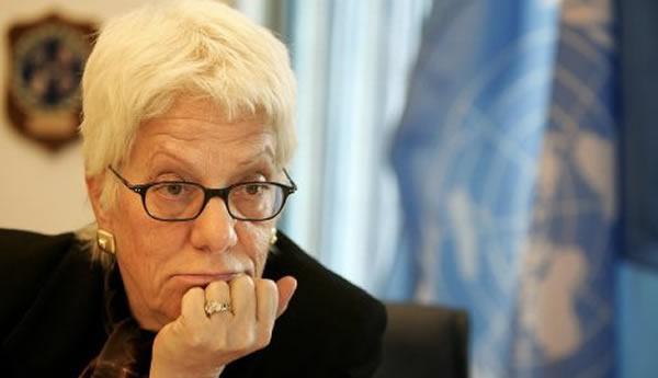 Carla Del Ponte accuse l’ONU de ne pas vouloir faire justice pour la Syrie