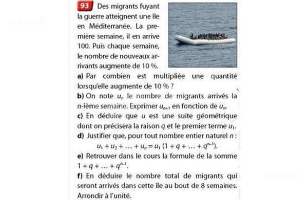 Quand les migrants deviennent un problème…de maths : Nathan s'excuse