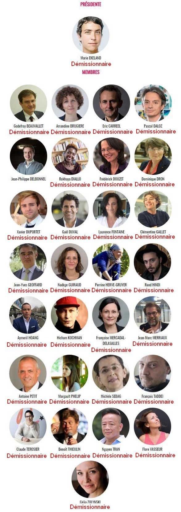 Qui sont les membres du Conseil national du numérique qui démissionnent (ou pas) ?