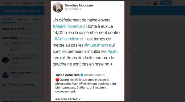 « Mettre les musulmans au pas » contre l’antisémitisme : tollé autour des propos d'une députée