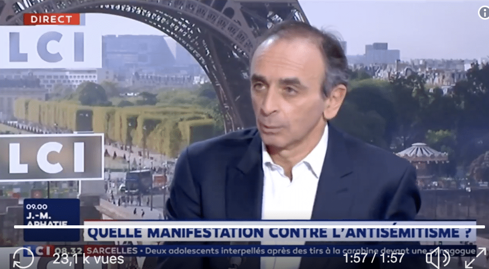 Propos islamophobes d'Eric Zemmour : LCI mise en garde par le CSA