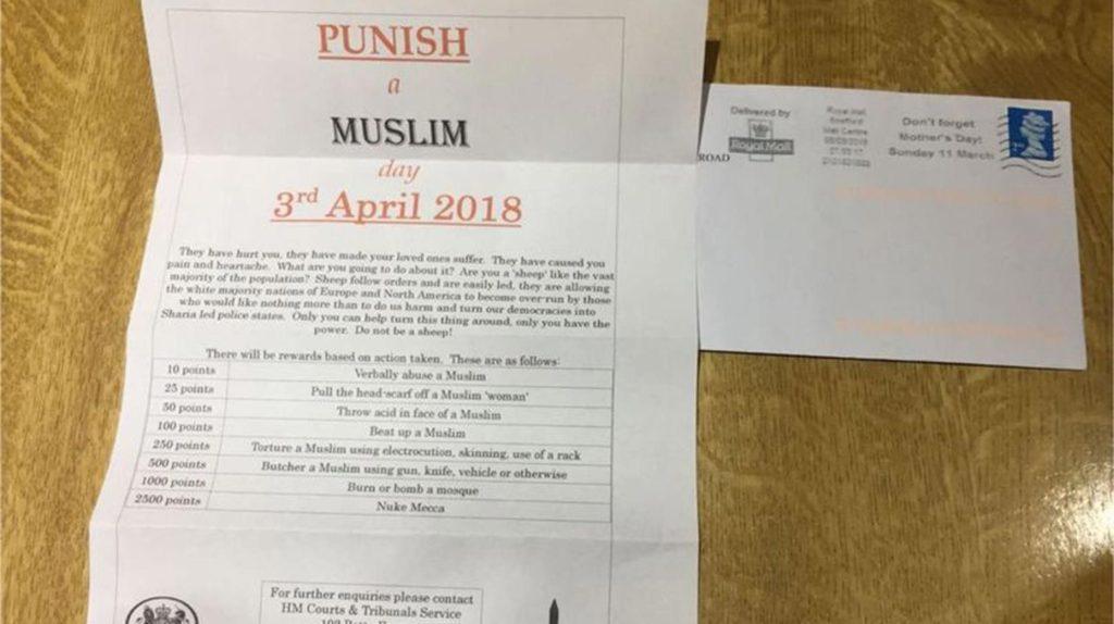 L'auteur des lettres appelant à « punir les musulmans » condamné à 12 ans de prison