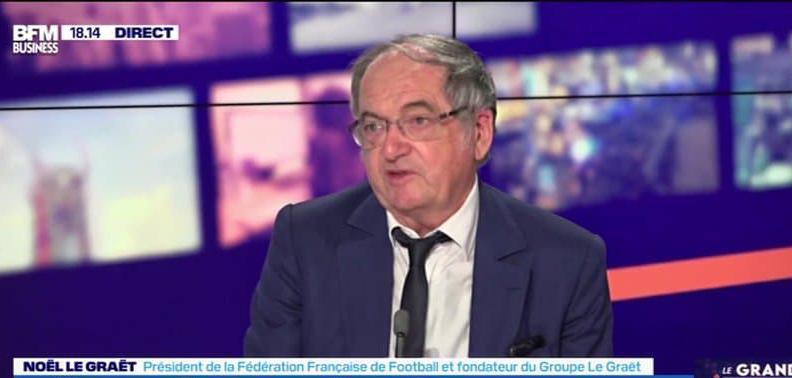 Football : la déclaration surréaliste de Noël Le Graët niant l'existence du racisme dans les stades (vidéo)