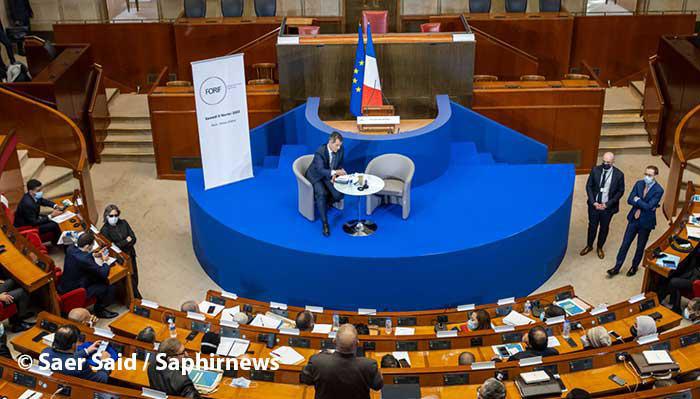 Le Conseil économique, social et environnemental (CESE) a accueilli, samedi 5 février, la première édition du Forum de l’islam de France (FORIF). © Saer Said / Saphirnews