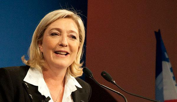 Marine Le Pen, présidente du Rassemblement national (ex-FN) © CC BY-SA 2.0/Rémi Noyon