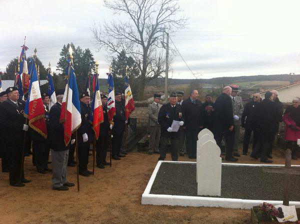  Inauguration du carré militaire de Rigny La Salle, le 22 février 2013.