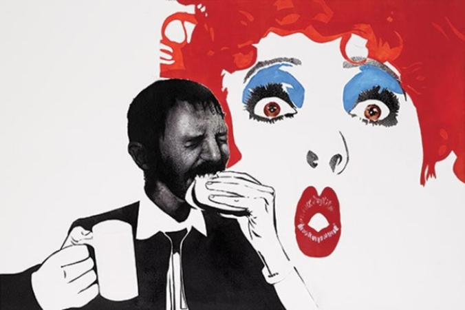 L'oeuvre « J’ai faim » de Khaled Takreti.