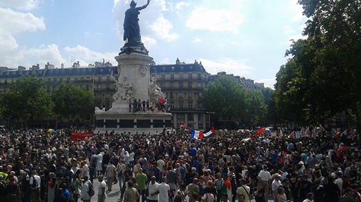 Manif pour Gaza : des milliers à Paris, des gardes à vue recensées
