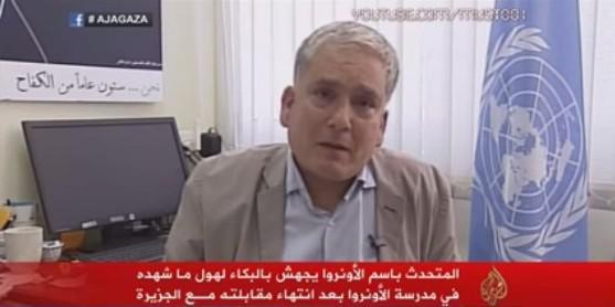 Massacres à Gaza : les larmes d'un responsable de l'ONU en direct (vidéo)
