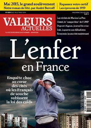 Les « Français de souche » en enfer : la nouvelle couv’ de Valeurs actuelles