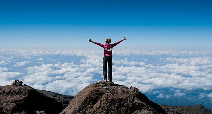 Au sommet du Kilimandjaro, en Tanzanie. © Deposit Photos