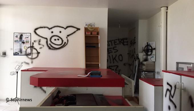 Une agence de pompes funèbres musulmanes à Orléans a été la cible d'un acte islamophobe dans la nuit du 24 au 25 octobre.