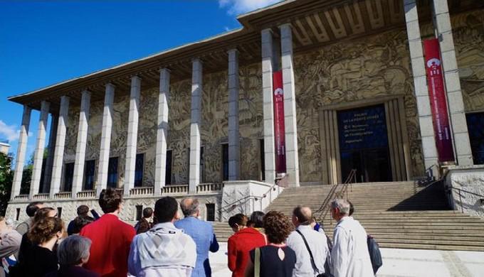 Palais de la Porte Dorée. Visite de groupe. © Matthieu Nouvel, EPPPD.