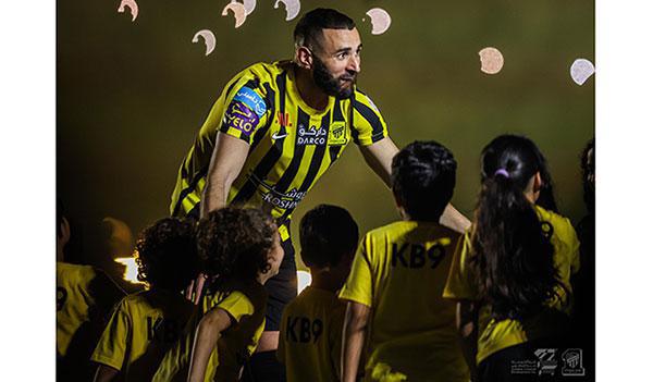 Karim Benzema a rejoint, mardi 6 juin, le club saoudien Al-Ittihad pour lequel il va jouer durant trois ans. © Al-Ittihad
