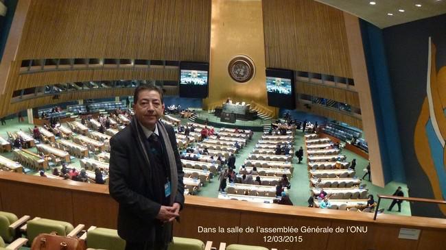 Cheikh Khaled Bentounès à l'ONU pour présenter la Journée mondiale du vivre-ensemble avec l'Association internationale soufie Alawiyya (AISA).