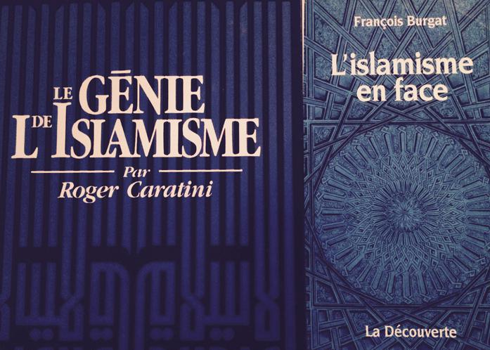 En faisant référence à l'« islamisme » (1992), Roger Caratini parlait de l'islam en tant que religion et civilisation, rendant ainsi hommage à l'ouvrage de Chateaubriand « Génie du christianisme » (1826). En revanche, « L'islamisme en face » de François Burgat (1995) est ici analysé en tant que projet politique.