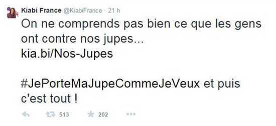 Kiabi France a pris la défense d'une jeune fille exclue de son école pour une jupe trop longue... achetée auprès de l'enseigne.