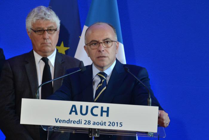 Tout en condamnant l’« acte criminel (qui) ne vise pas les seuls fidèles musulmans de cette ville », le ministre de l’Intérieur, lors de son discours à la préfecture d’Auch, vendredi 28 août, a martelé être « garant de la laïcité » qui n’est ni « une arme contre la religion » ni « un instrument d’exclusion contre les musulmans de France ». (Photo : © ministère de l’Intérieur)