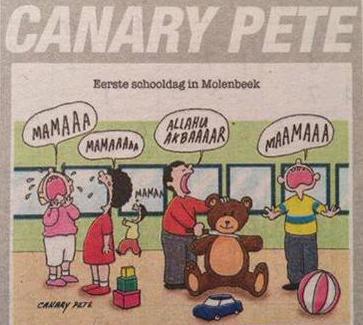 Une autre caricature islamophobe publiée dans "Het Belang Van Limburg".