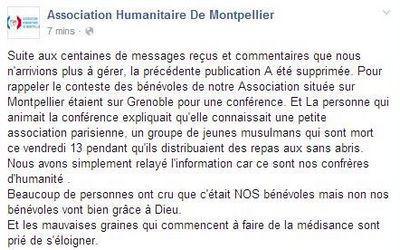 Une association musulmane décimée lors des attentats de Paris ? Intox