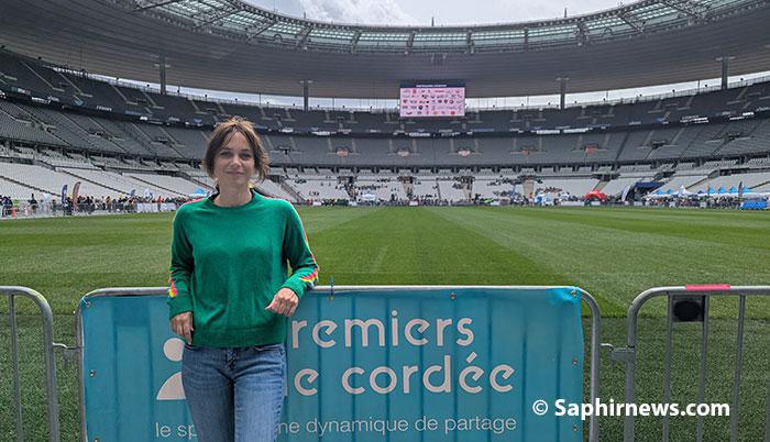 Nathalie Pechalat, présidente de Premiers de Cordée