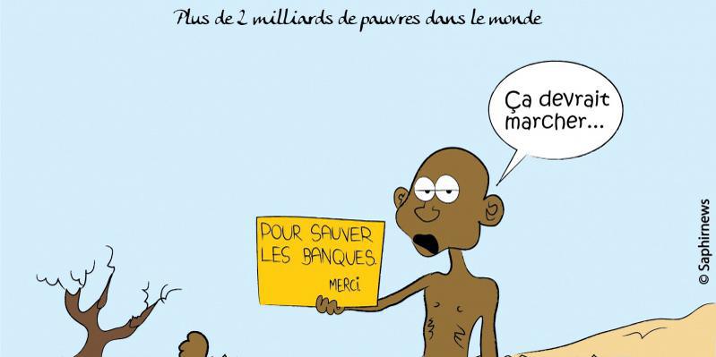 Le nombre de personnes touchées par la pauvreté dans le monde en augmentation constante selon le Programme des Nations Unies pour le développement.
