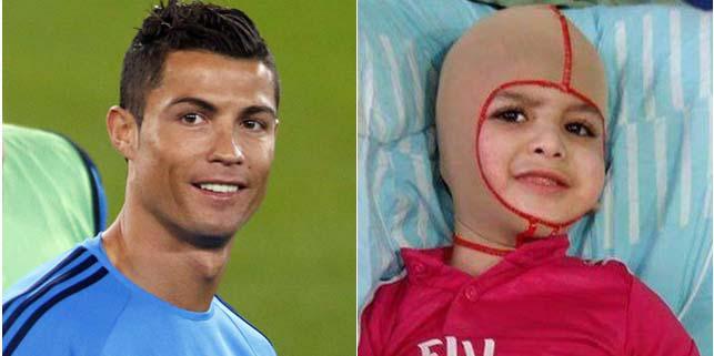 La mobilisation autour d'Ahmed Dawabcheh a permis sa rencontre avec son idole Cristiano Ronaldo.