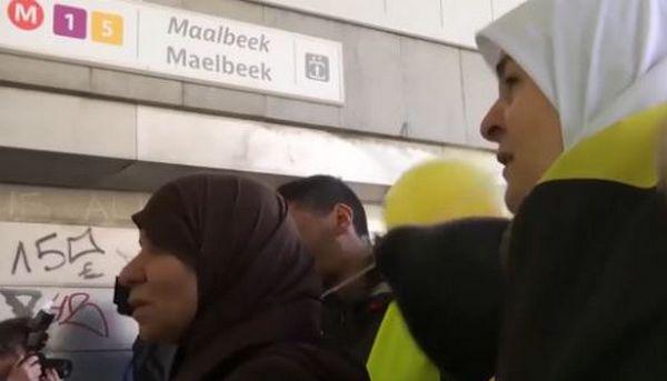 Bruxelles : un hommage rendu par des musulmans sur les lieux de l'attentat (vidéo)