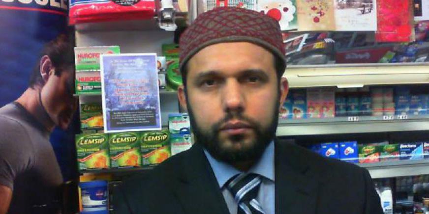 Asah Shad, un épicier de 40 ans assassiné par un extrémiste religieux le 24 mars 2015.