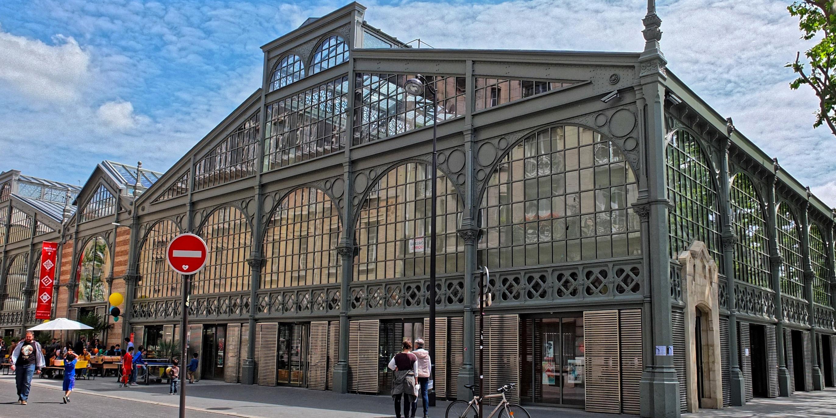 Le Carreau du Temple à Paris.