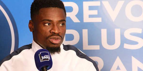 Le footballeur du Paris Saint-Germain, Serge Aurier. © Radio France