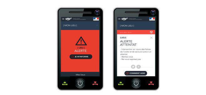 SAIP, une appli du gouvernement pour alerter en cas d'attentats
