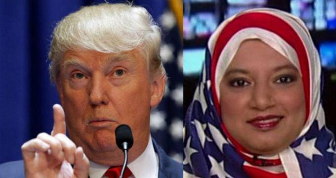 Donald Trump et Saba Ahmed
