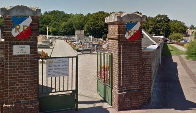Cimetière du Centre à Saint-Etienne-du-Rouvray (Seine-Maritime).