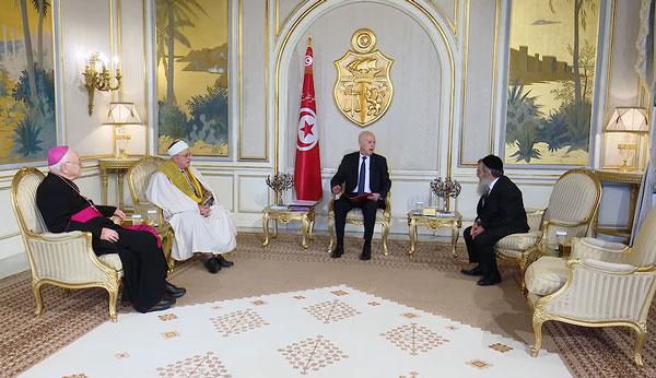Après l'attaque à Djerba, le grand rabbin de Tunisie reçu par le président Kaïs Saied