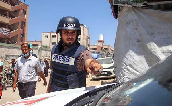 Un collectif de rédactions françaises et de syndicats de journalistes se mobilisent pour leurs collègues à Gaza
