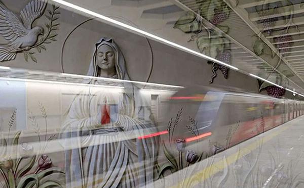 Iran : une station de métro conçue à Téhéran en l’honneur de la Vierge Marie