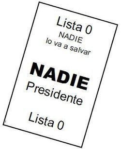 (DS) El Voto en Blanco será la primera revolución pacífica del siglo XXI 