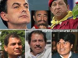 Zapatero y sus amigos socialistas